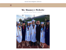 Tablet Screenshot of mrmooney.com